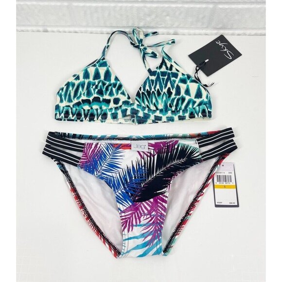 Jag & Skye Bikini Set Small Revolve Botanical - Picture 1 of 8